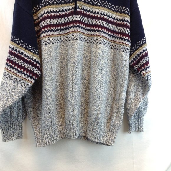 Vintage Made in USA Peconic Bay Traders Knit Sweater - Picture 4 of 11